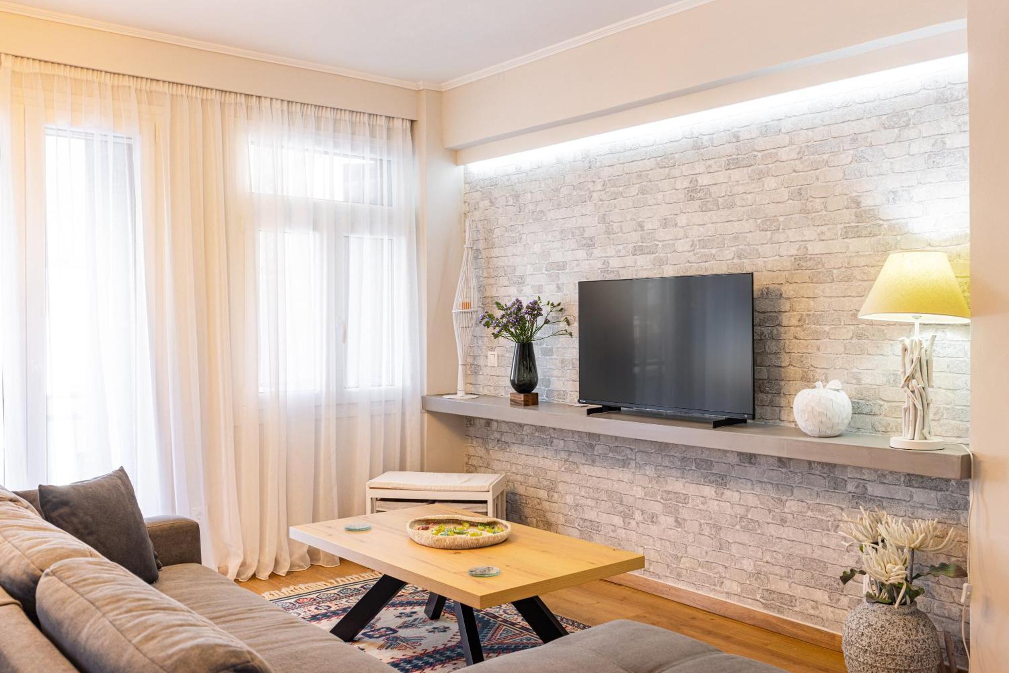 Pythagorio Blue Street Apartment With Balcony Exteriér fotografie