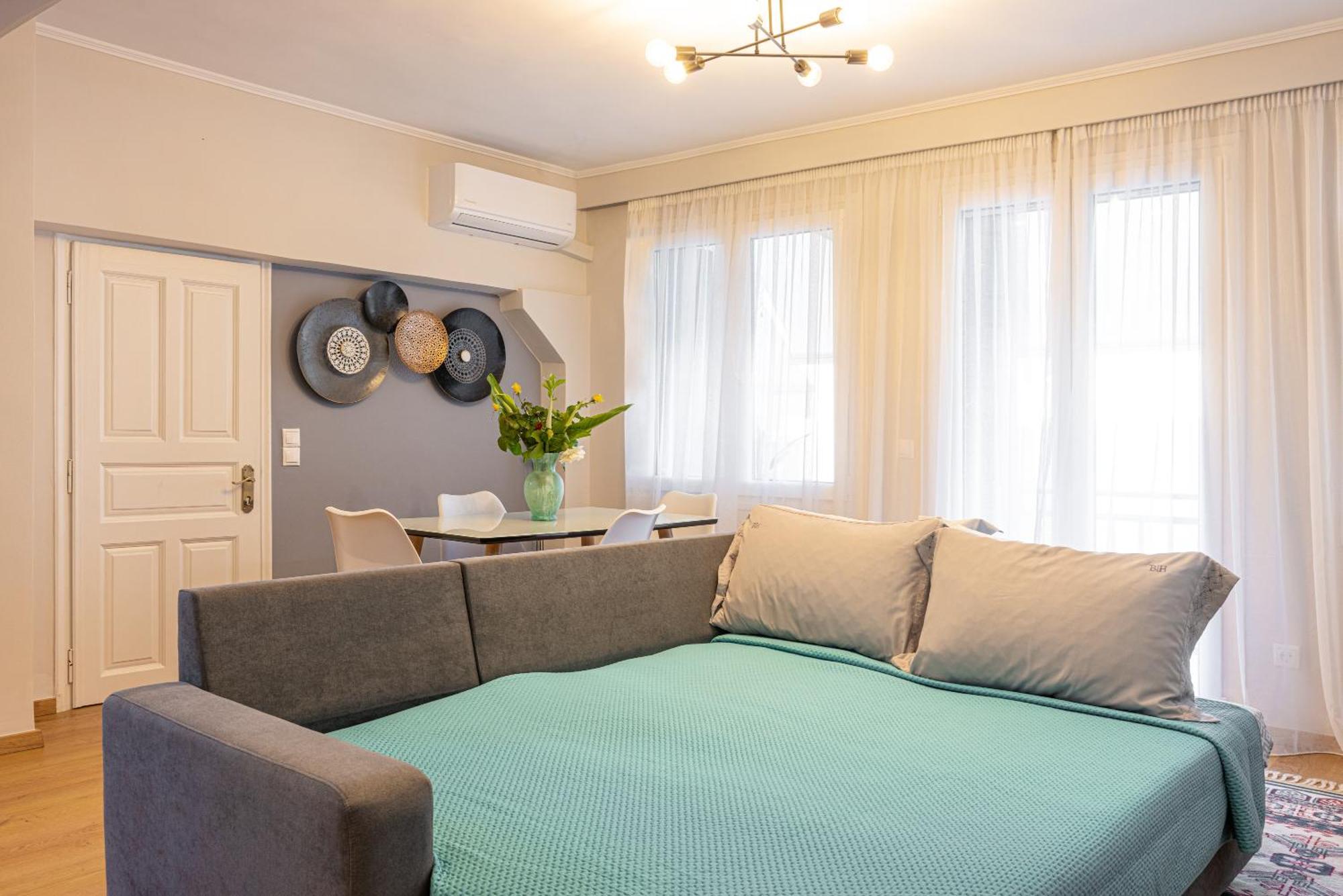 Pythagorio Blue Street Apartment With Balcony Exteriér fotografie